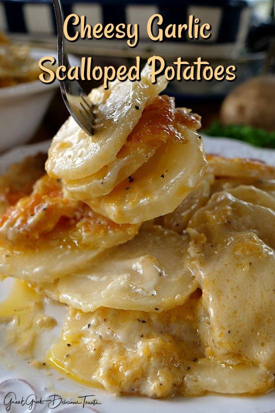 Cheesy Garlic Scalloped Potatoes image
